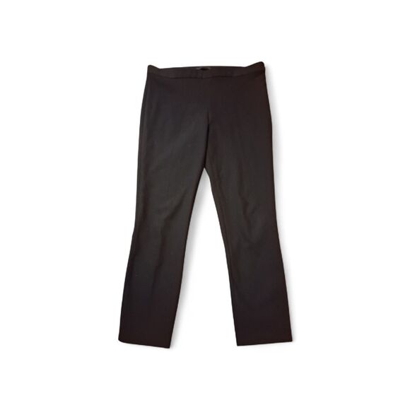 The Row M USA Designer Black Pants Side Zip Stretchy Old Money Quiet Luxury - Picture 1 of 10